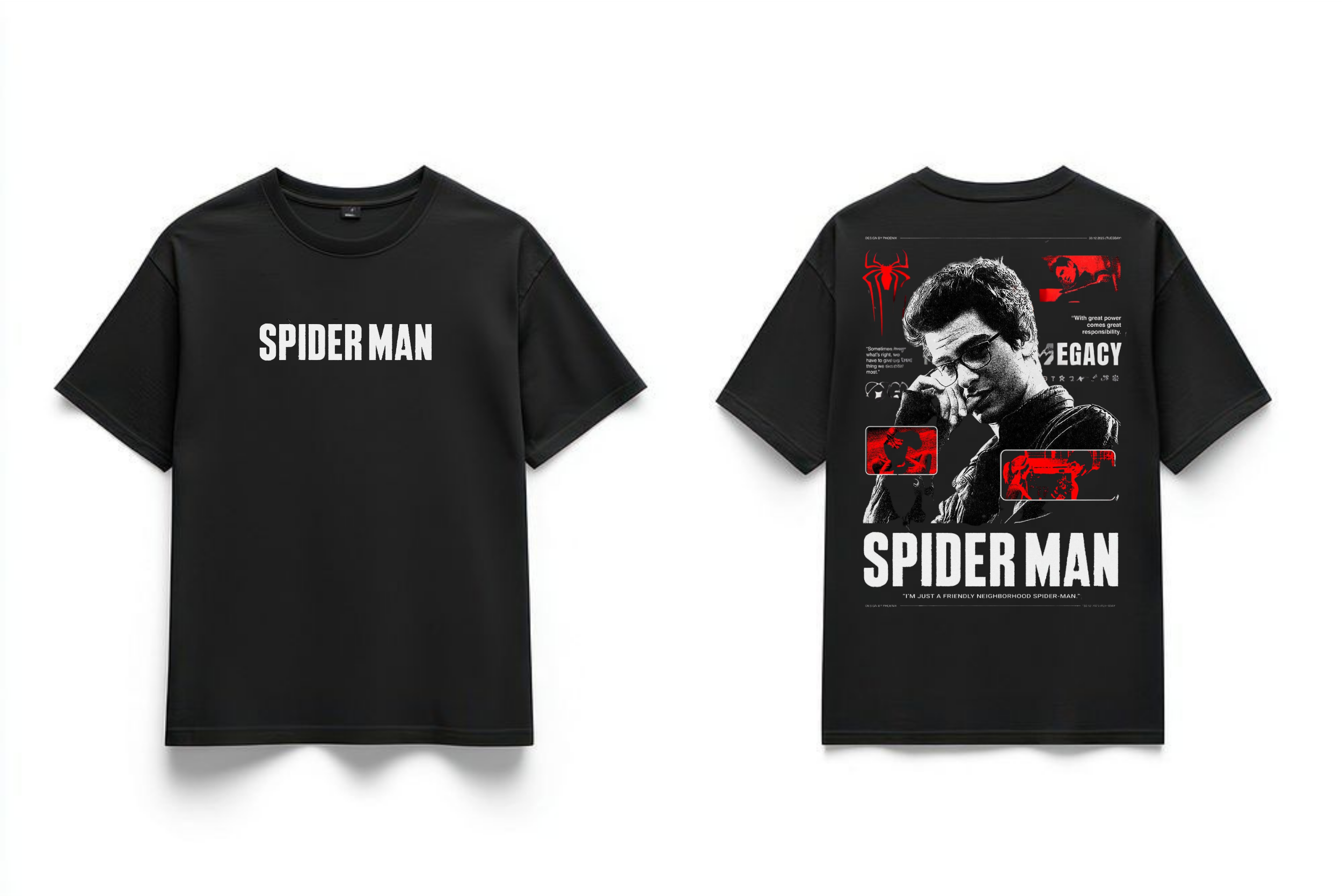 The Amazing Spider-Man Premium Oversized T-Shirts | 85FASHIONSTORE