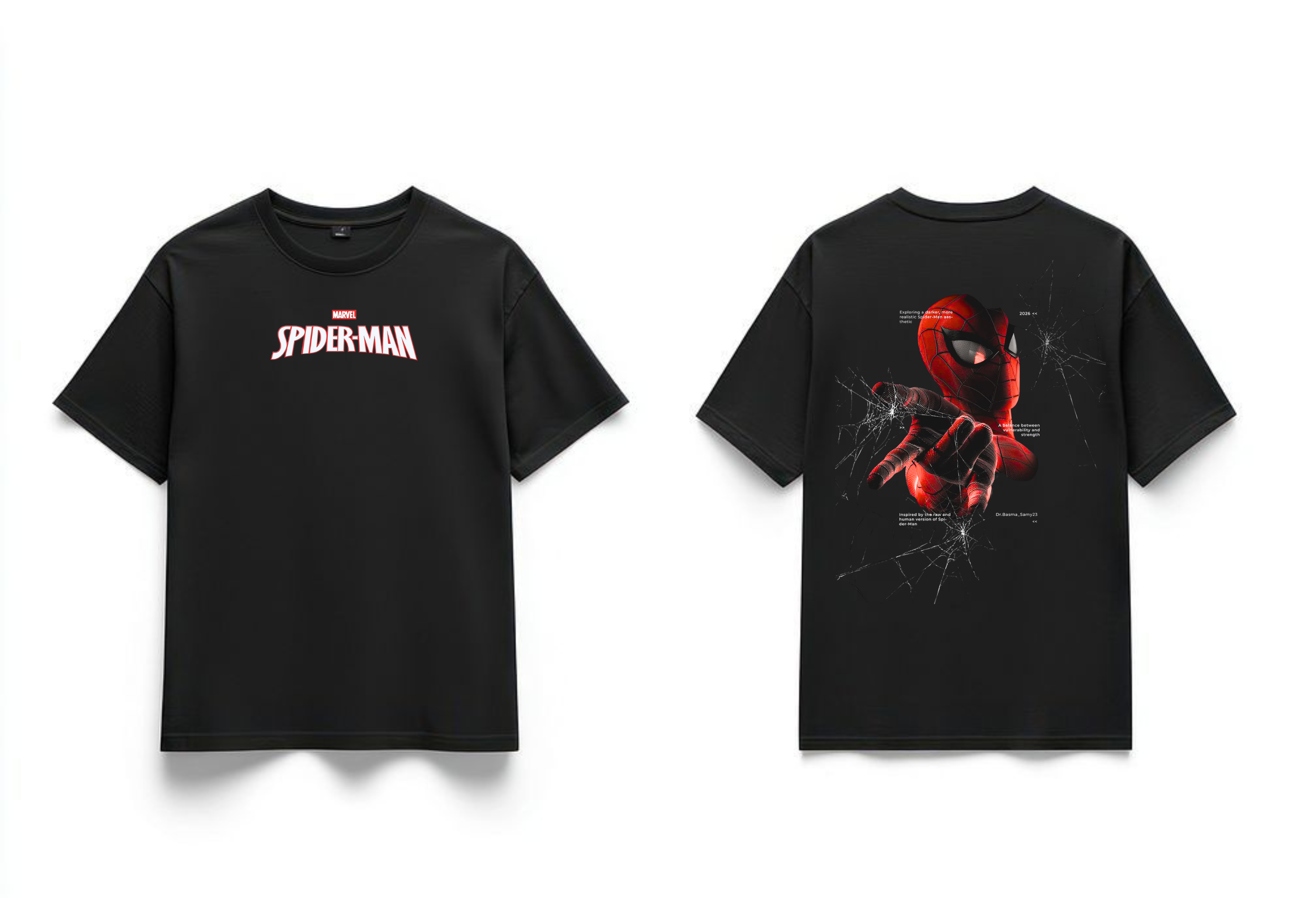 Spider Man Embrace The Hero Within Premium Oversized T-Shirts | 85FASHIONSTORE