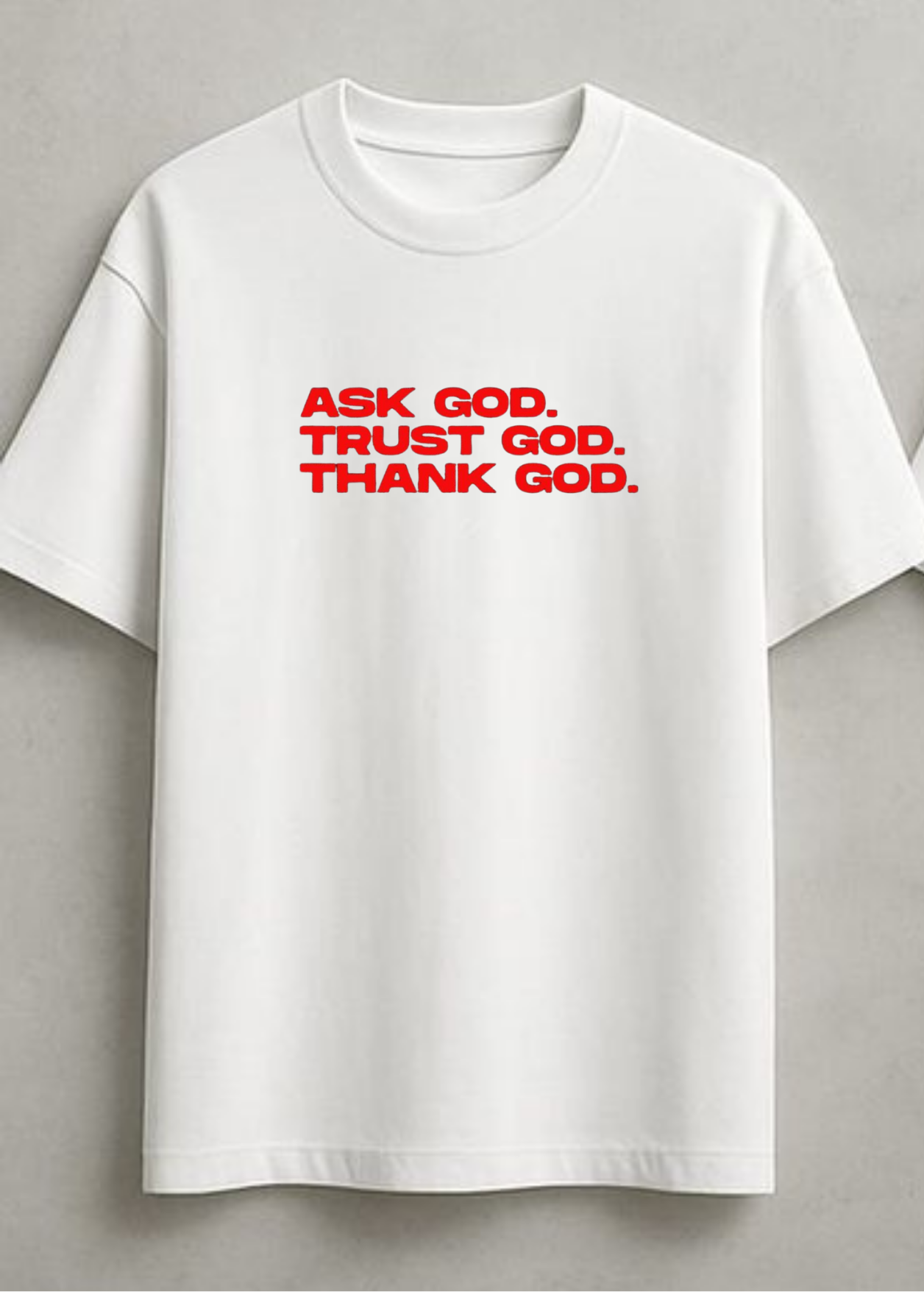 "ASK GOD" Black Premium Oversized T-Shirts | 85FASHIONSTORE