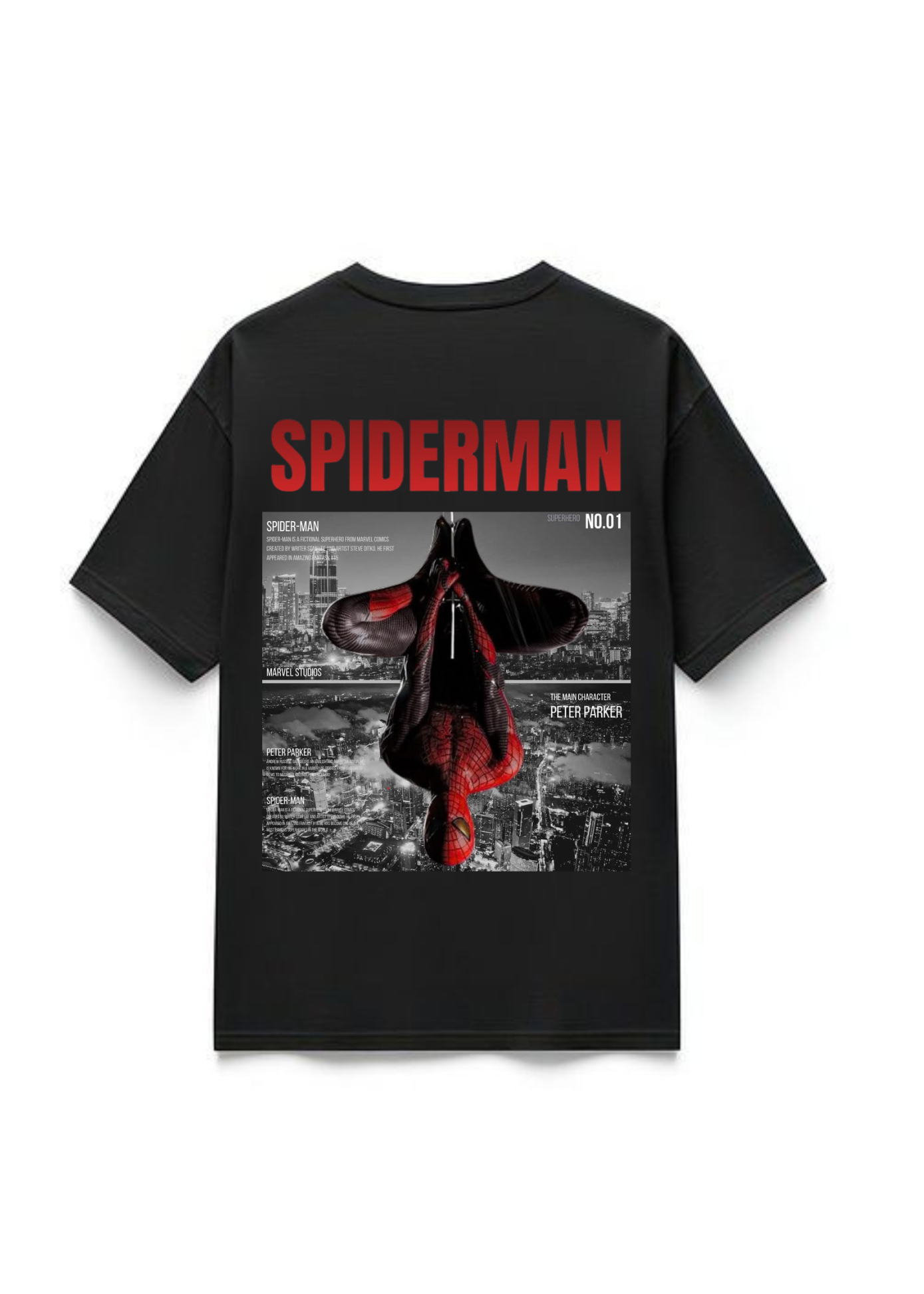 Spider Man The City's Protector Premium Oversized T-Shirts | 85FASHIONSTORE