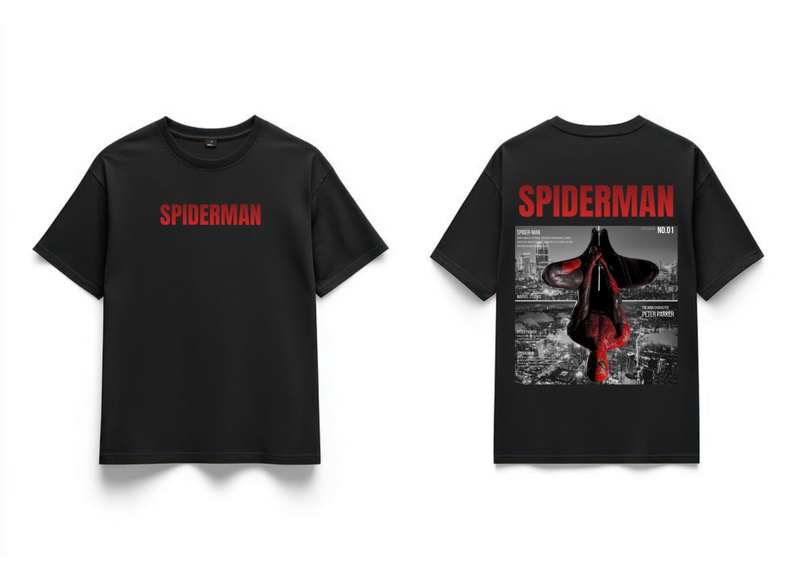 Spider Man The City's Protector Premium Oversized T-Shirts | 85FASHIONSTORE