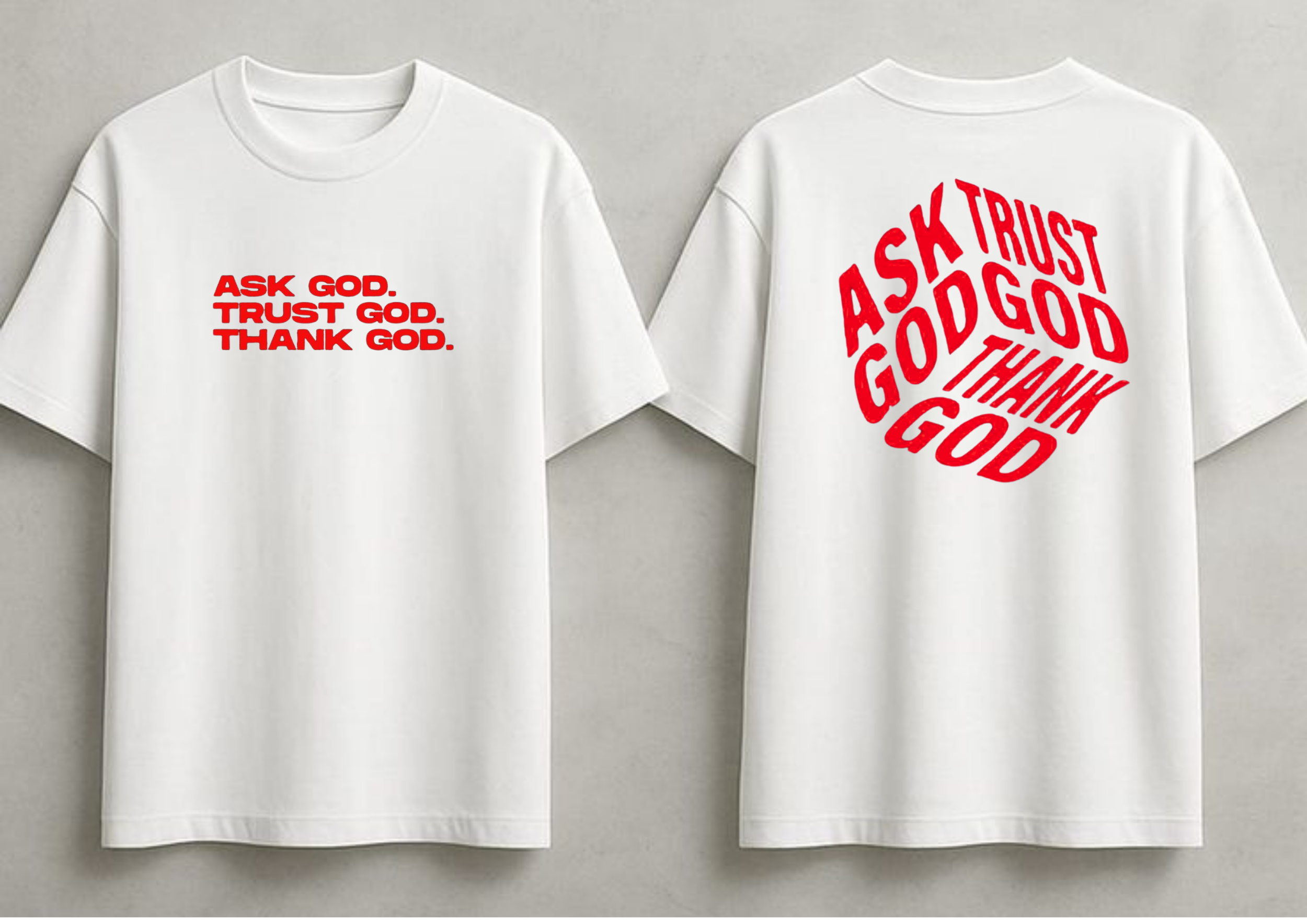 "ASK GOD" Black Premium Oversized T-Shirts | 85FASHIONSTORE