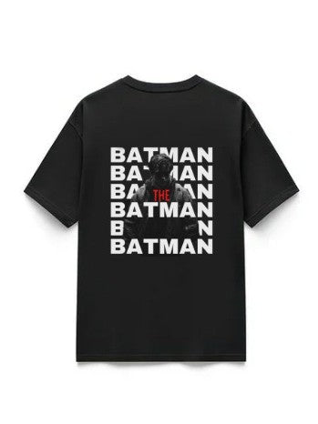 The Batman Men's Oversized Graphic T-Shirt - Black | 85FASHIONSTORE