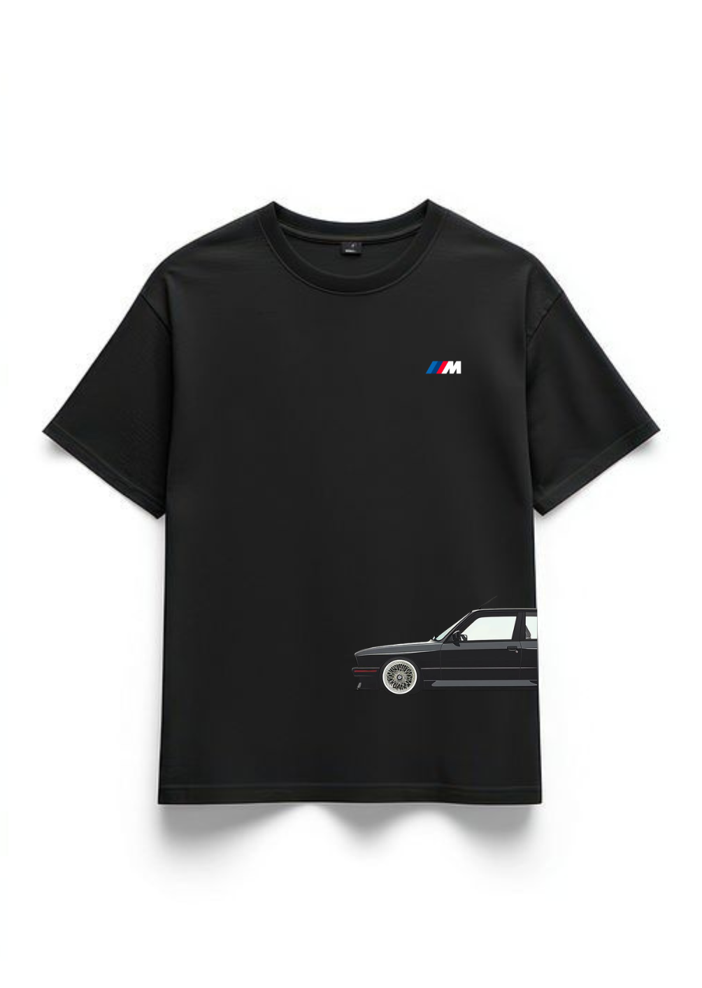BMW E34 M-Series Heritage Oversized T-Shirt - Black | 85FASHIONSTORE