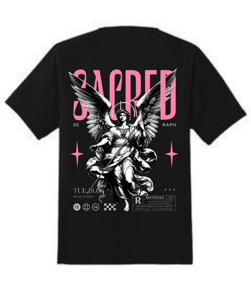 SERAPH Pink Premium Oversized T-Shirts | 85FASHIONSTORE