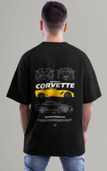 Chevrolet Corvette Z06 Oversized T-Shirt Black | 85FASHIONSTORE
