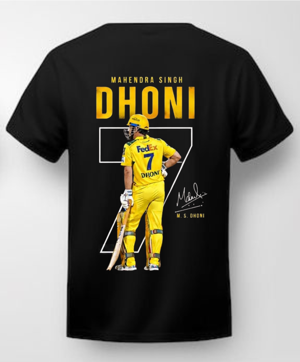 "Thala 7" Premium regular fit Black T-Shirt | 85FASHIONSTORE
