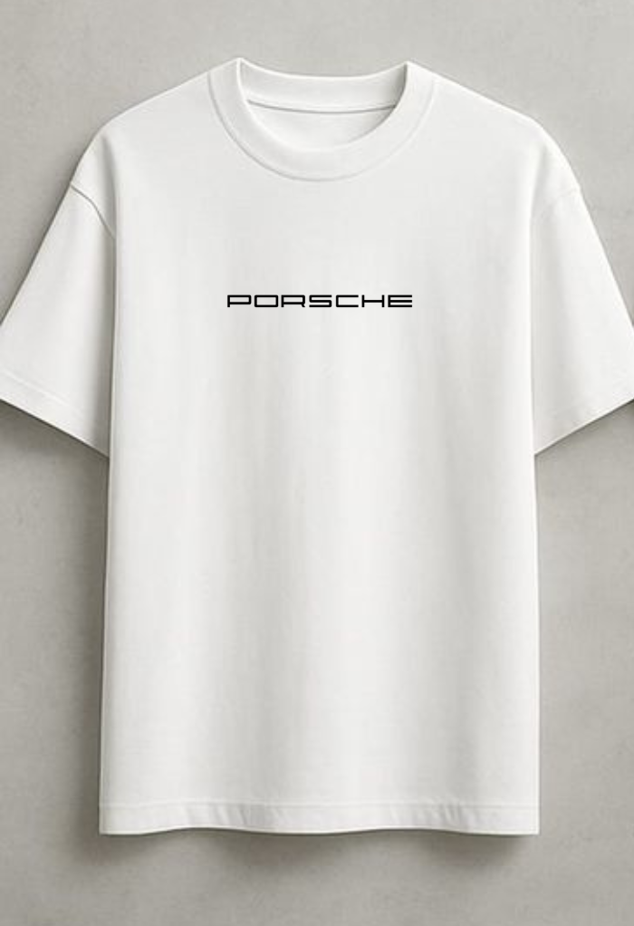 Porsche 911 RSR "Made for Perfection" Oversized T-Shirt - White | 85FASHIONSTORE
