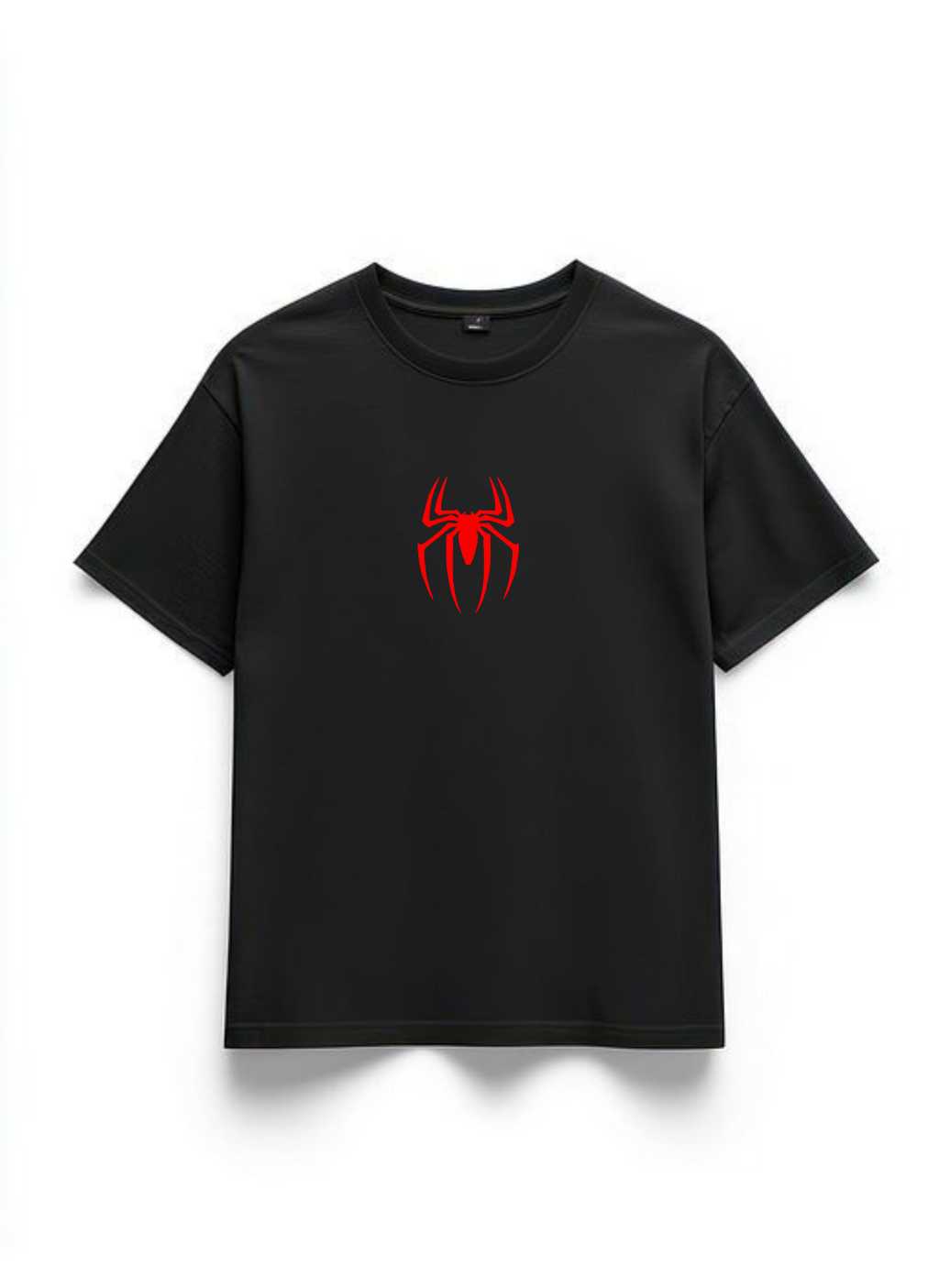 Spider-Boy Retro Comic Graphic Oversized T-Shirt - Black | 85FASHIONSTORE