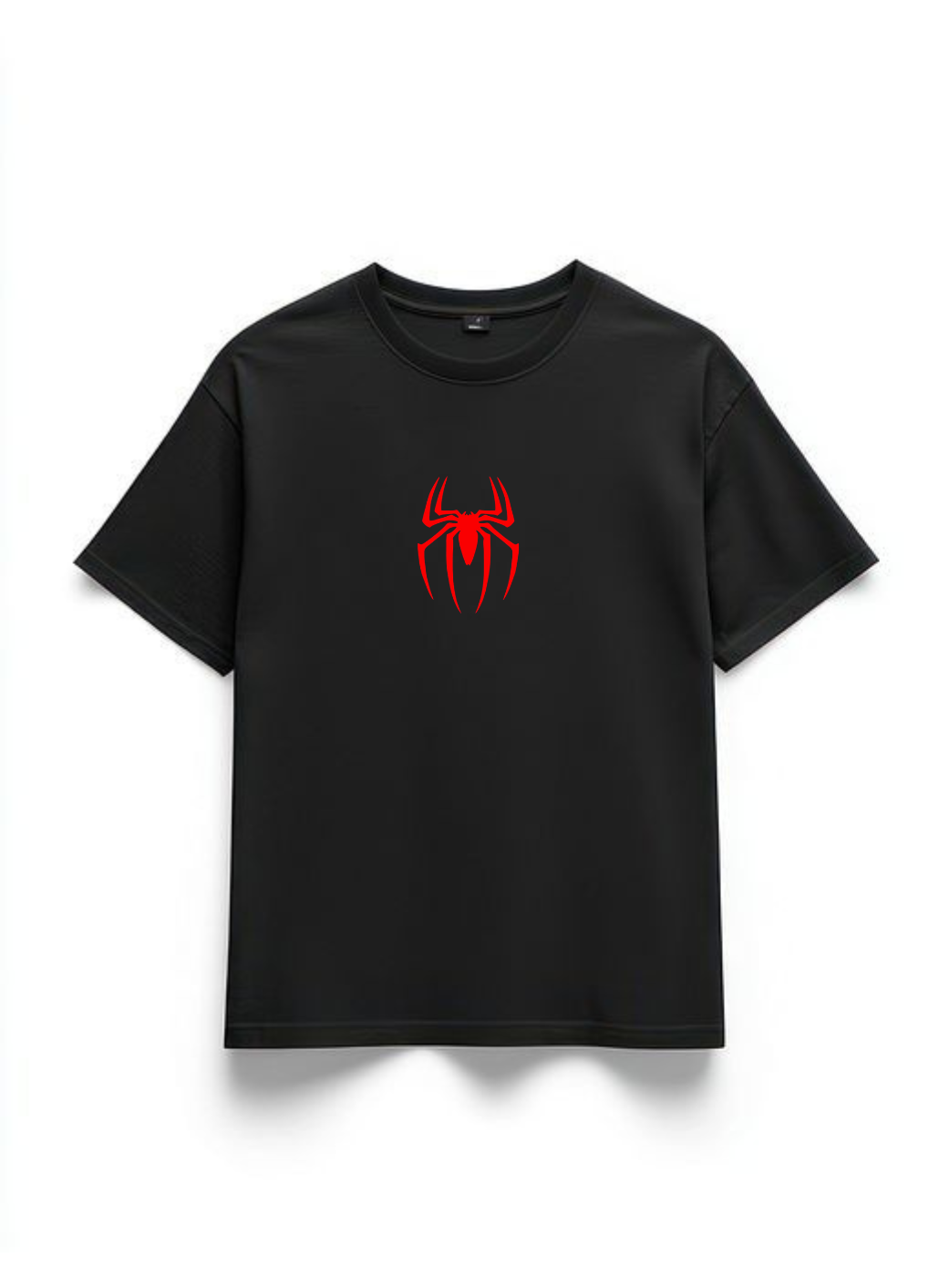 Spider-Boy Retro Comic Graphic Oversized T-Shirt - Black | 85FASHIONSTORE