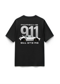 Porsche 911 GT3 RS Premium Oversized T-Shirt - Black | 85FASHIONSTORE