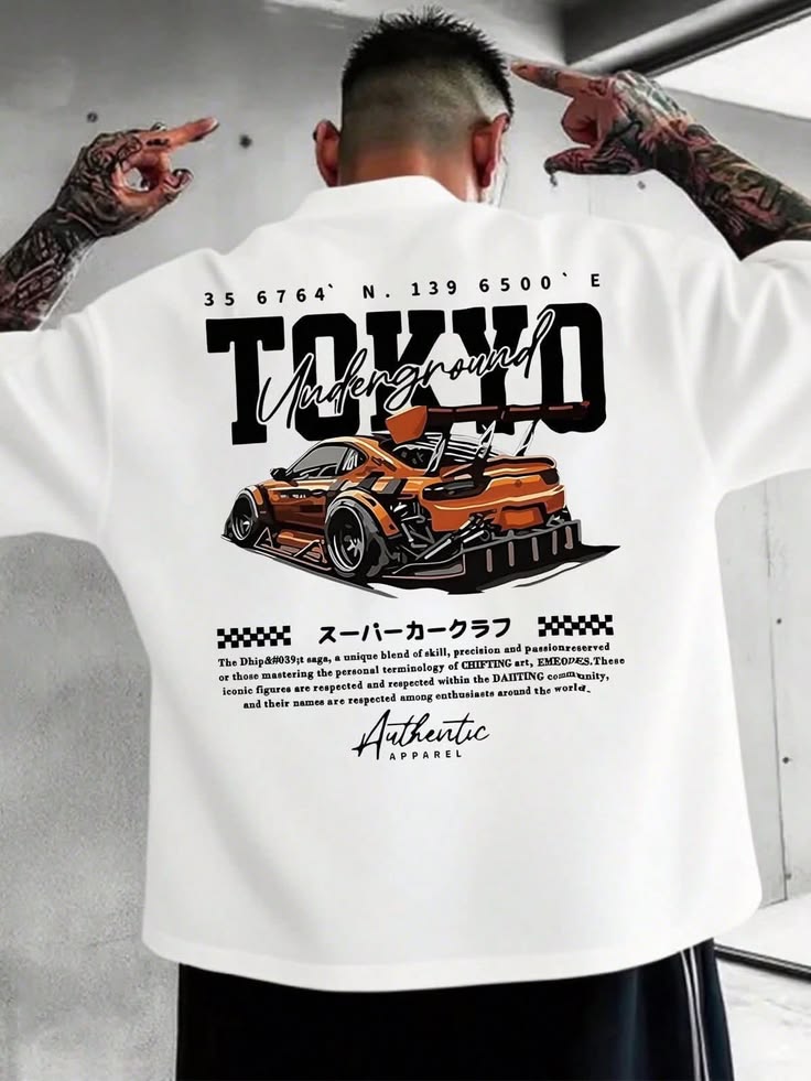 Tokyo Underground JDM Edition Premium Overzied Graphic Tee | 85 FASHIONSTORE