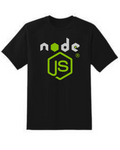 Node.js Tech Stack Graphic Regular Fit T-Shirt | 85FASHIONSTORE
