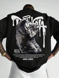 "Angel Comes" Praying Statue Drip Premium Oversized T-Shirts | 85FASHIONSTORE